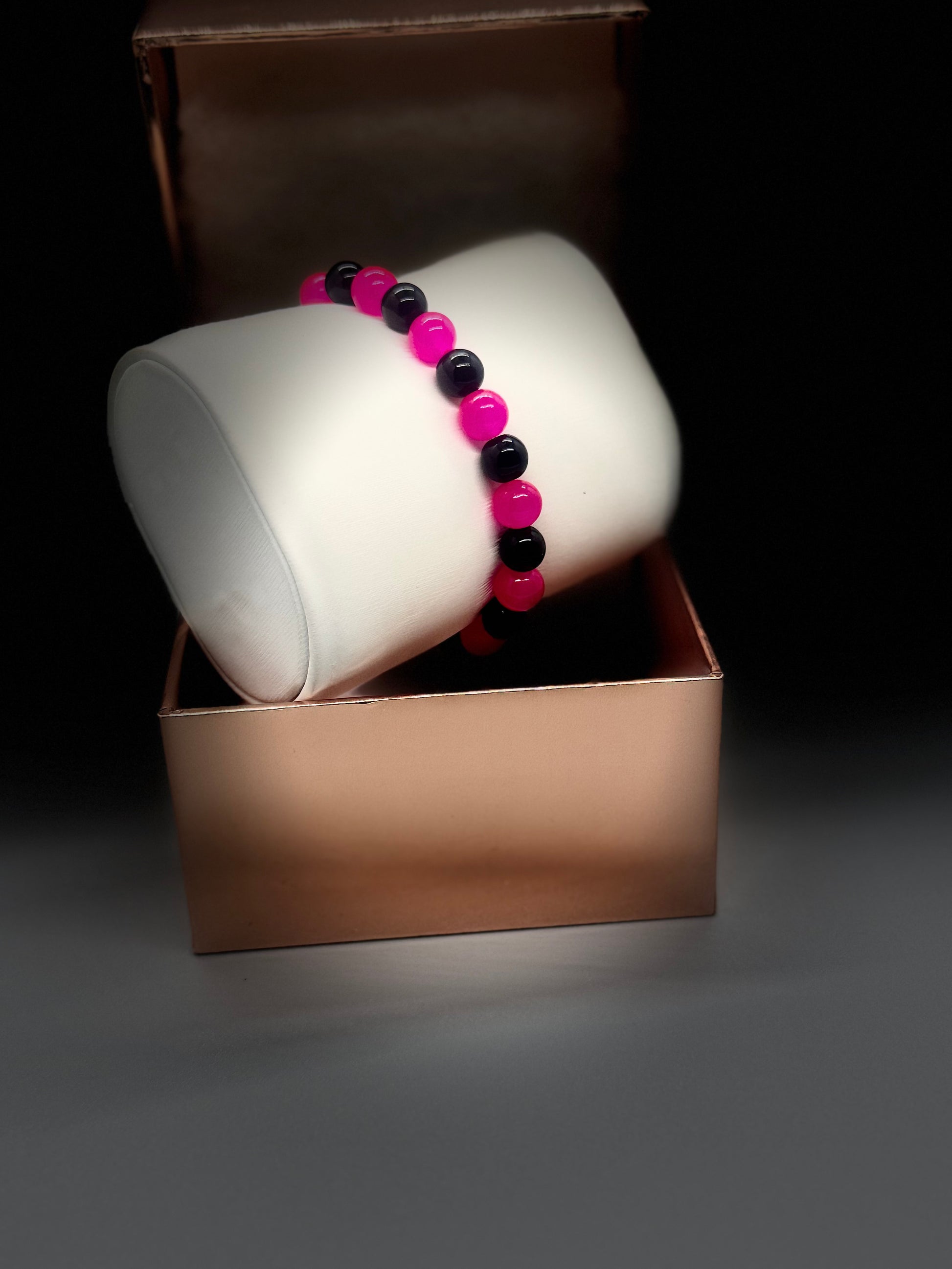 Acrylic & Glass Bead Bracelet #458