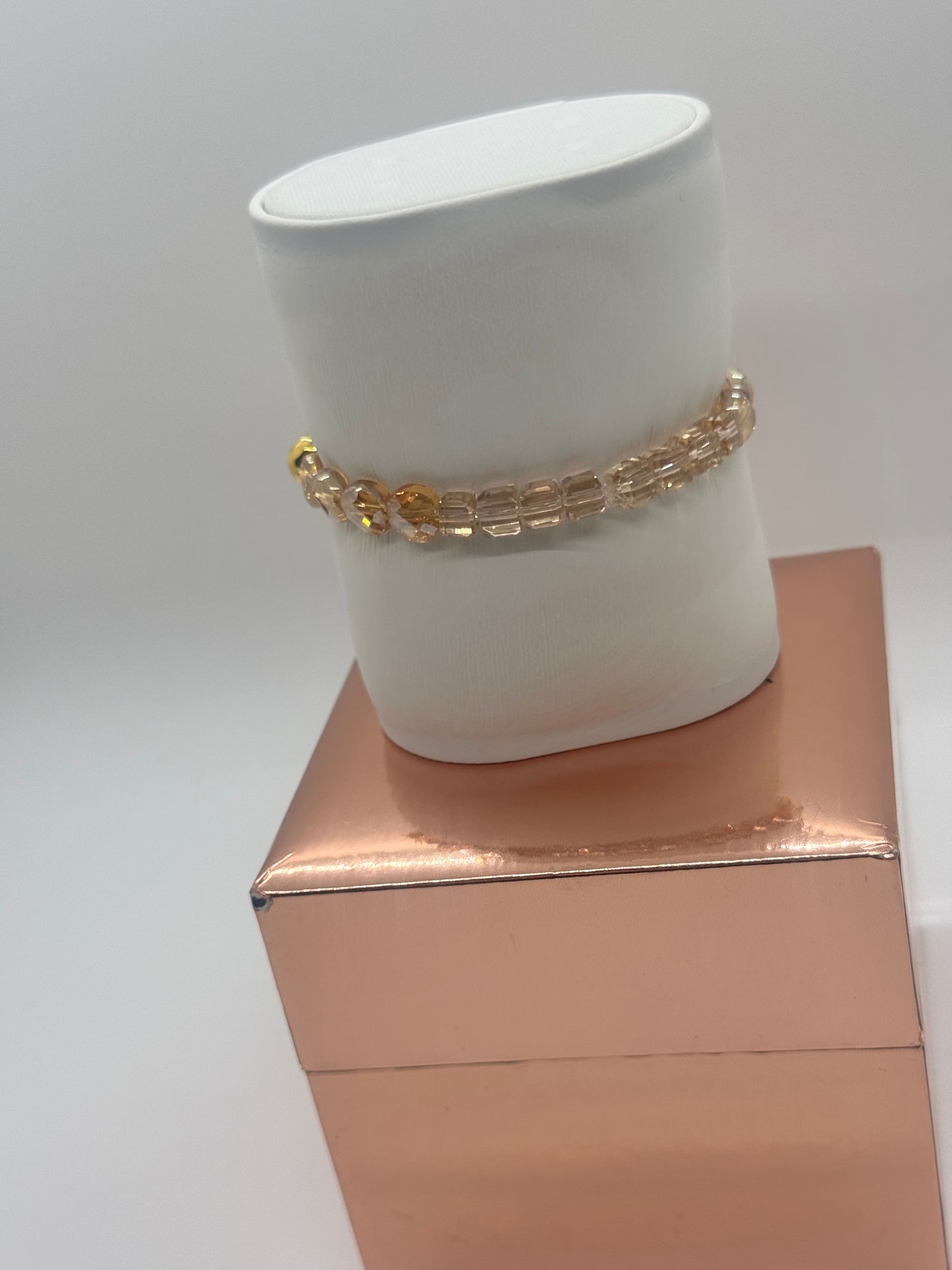Fancy Glass Bead Bracelet #460