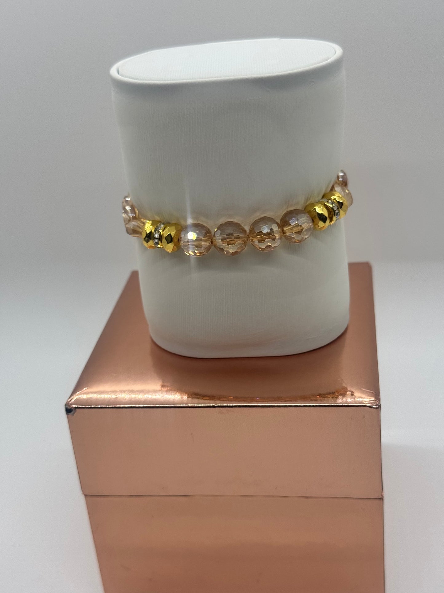 Fancy Glass Bead Bracelet #460