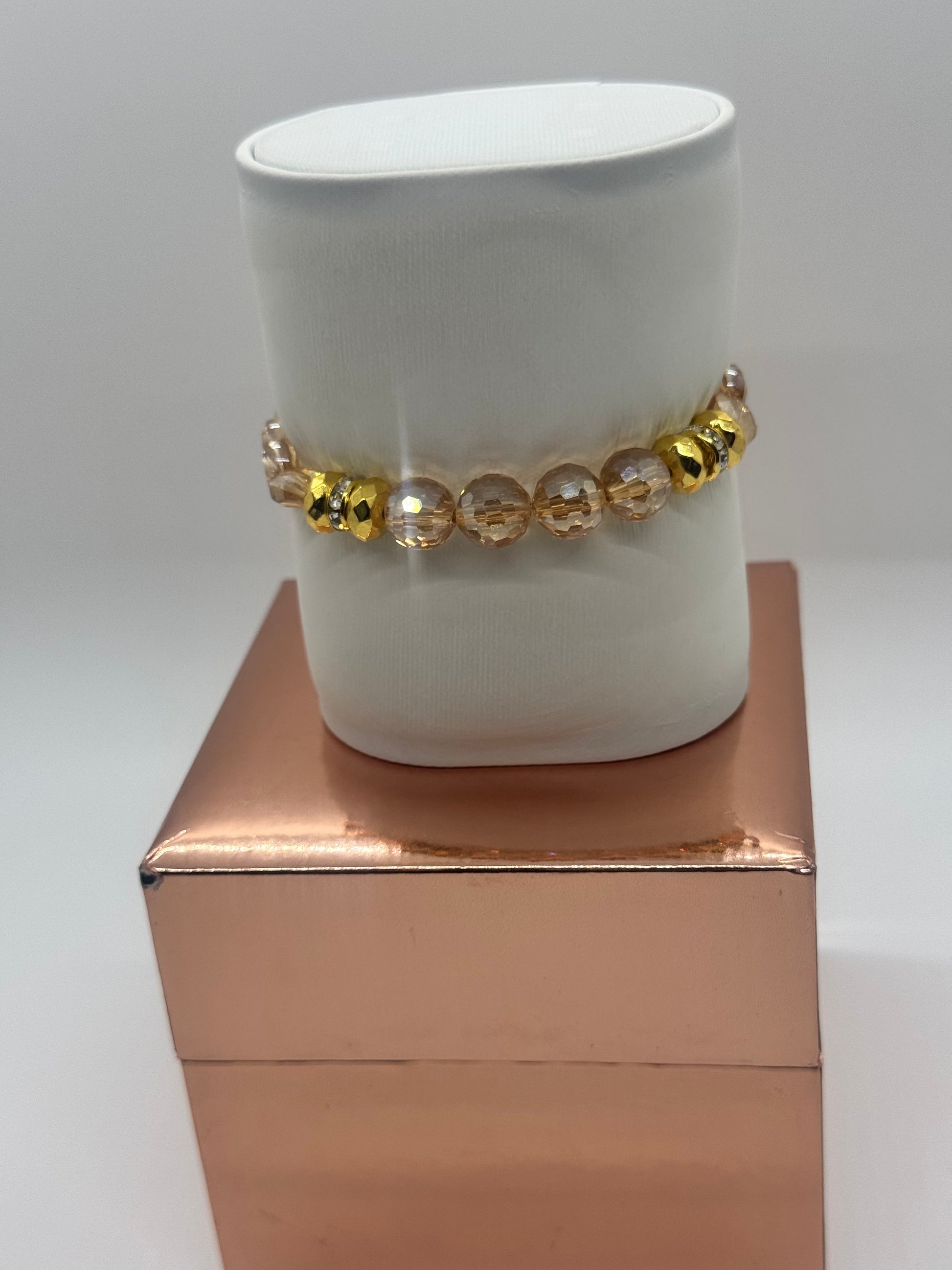 Fancy Glass Bead Bracelet #460