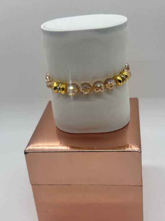 Fancy Glass Bead Bracelet #460