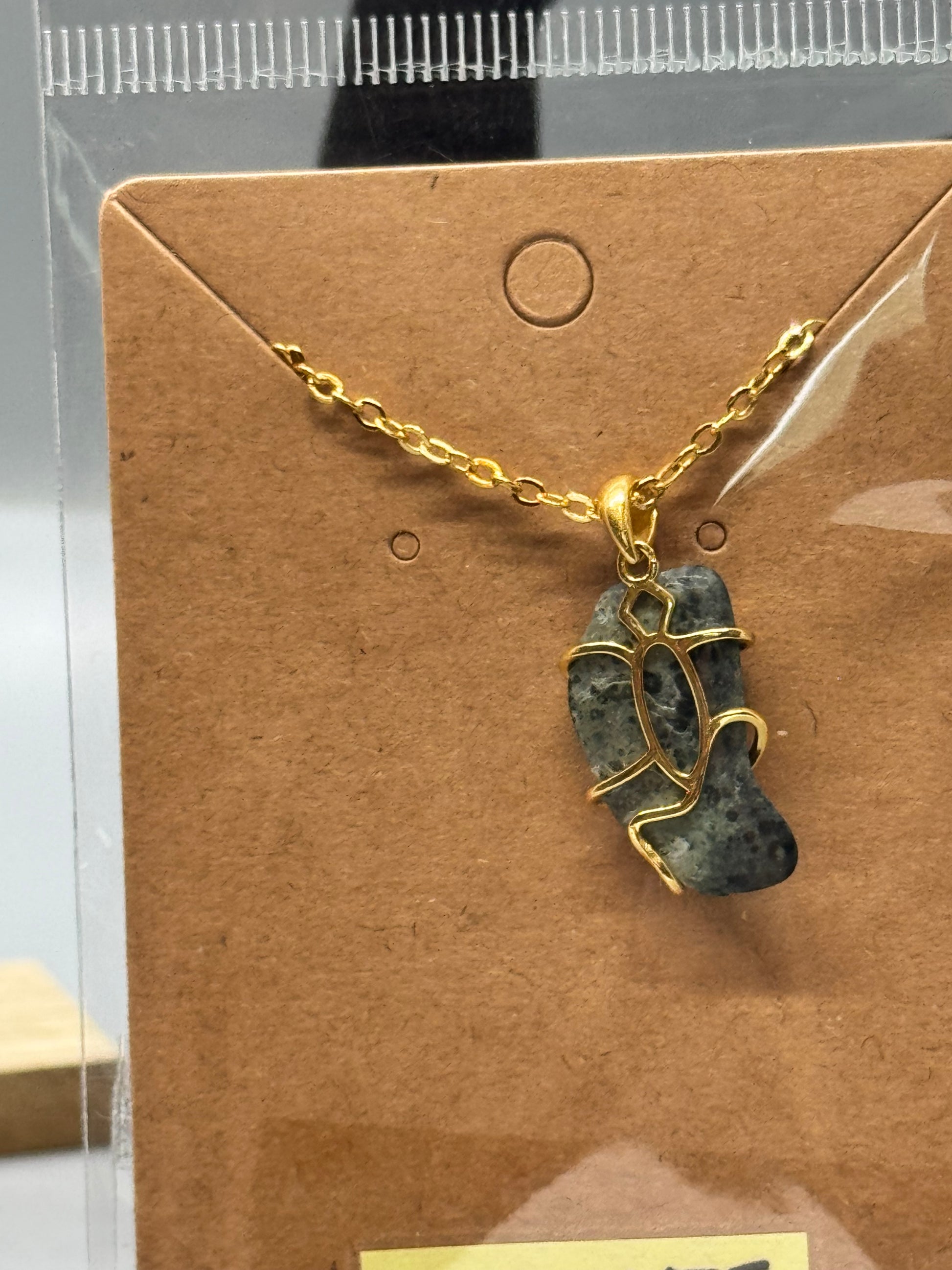 Sodalite Crystal Necklace #460 – Handcrafted Jewelry