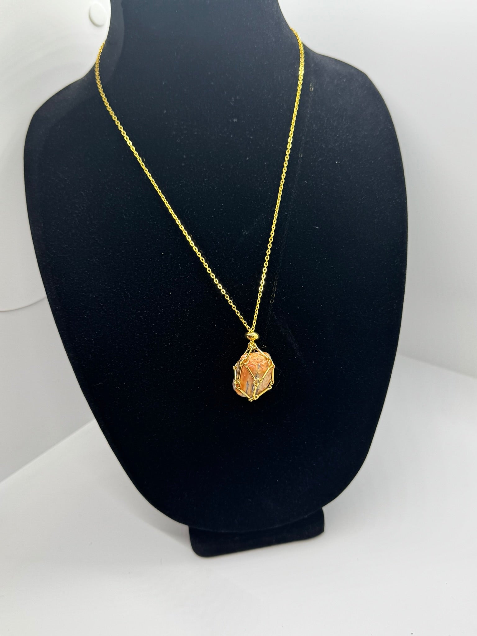 Authentic Dragon Scale Necklace – 20" Gold Chain # 403