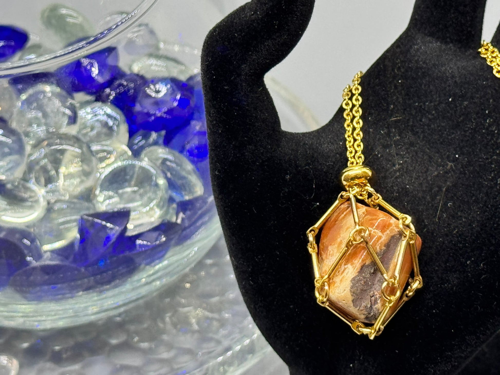 Authentic Dragon Scale Necklace – 20" Gold Chain # 403
