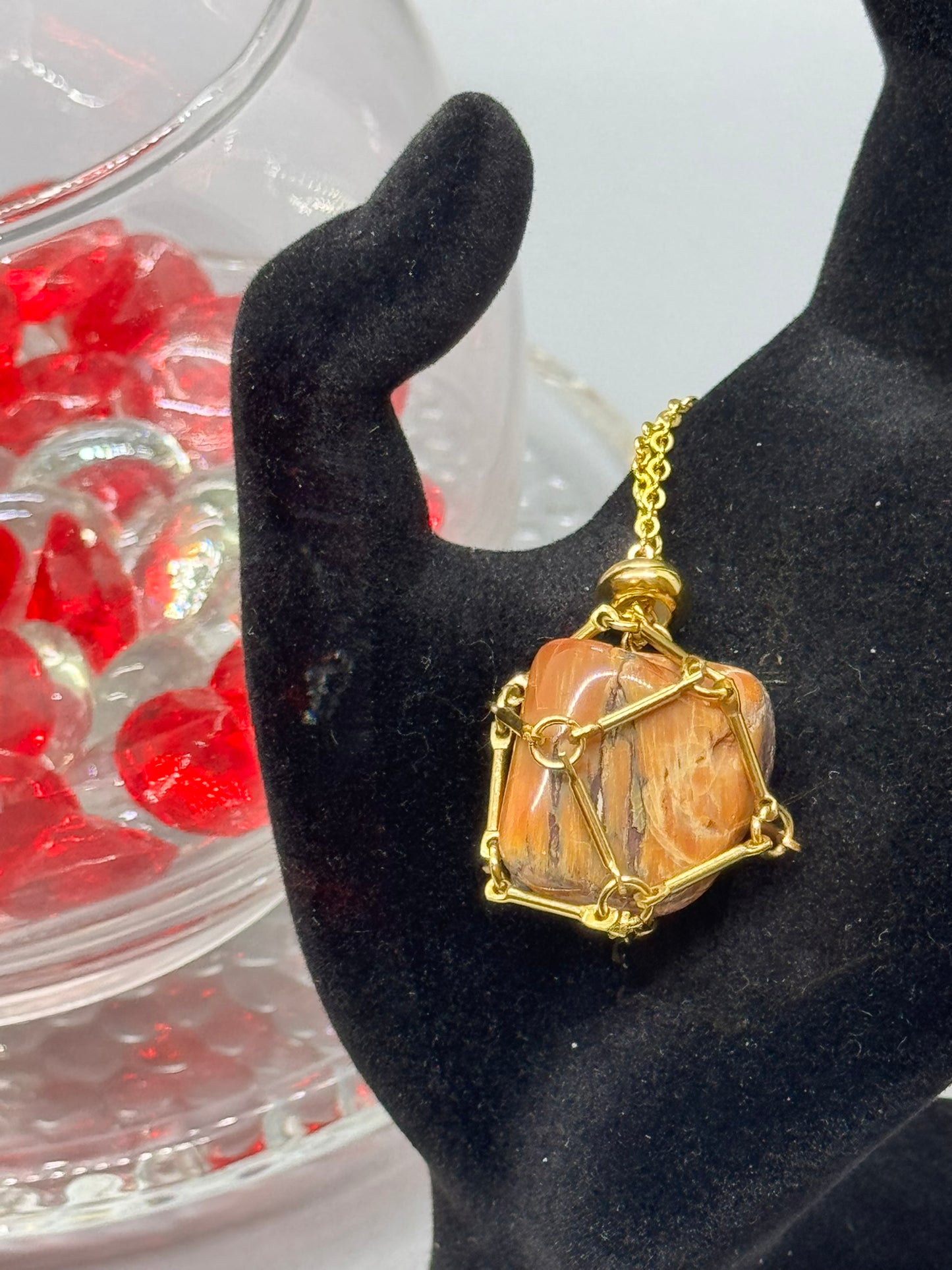 Authentic Dragon Scale Necklace – 20" Gold Chain # 403