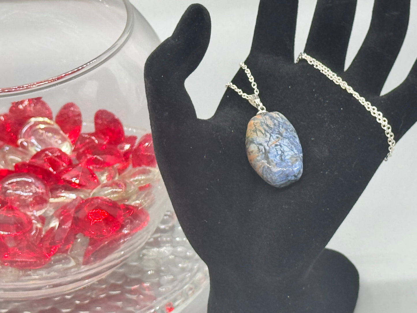 Authentic Pietersite Necklace – 16" Silver Chain # 407