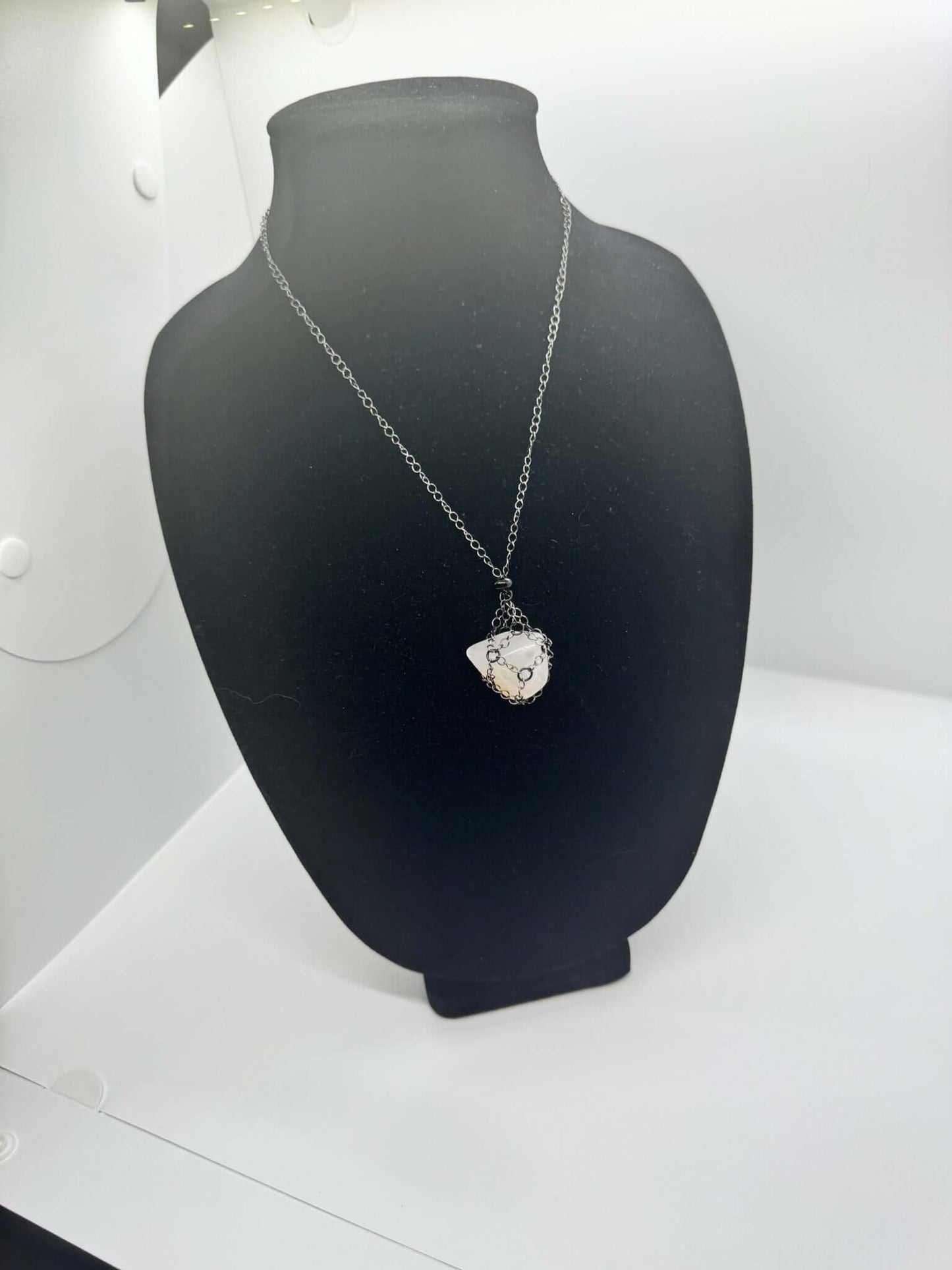 Authentic Smoky Quartz Necklace – Handcrafted Jewelry # 434
