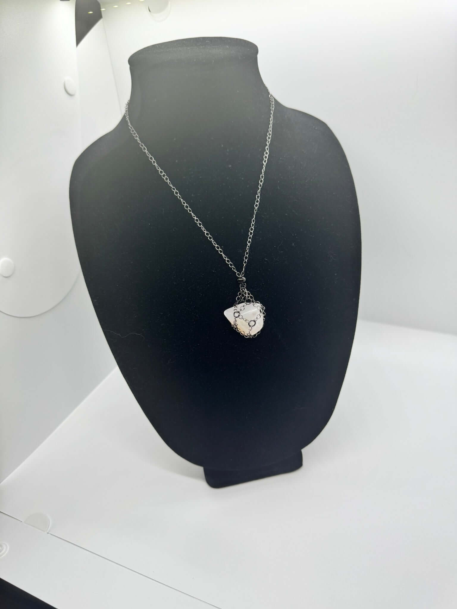 Authentic Smoky Quartz Necklace – Handcrafted Jewelry # 434
