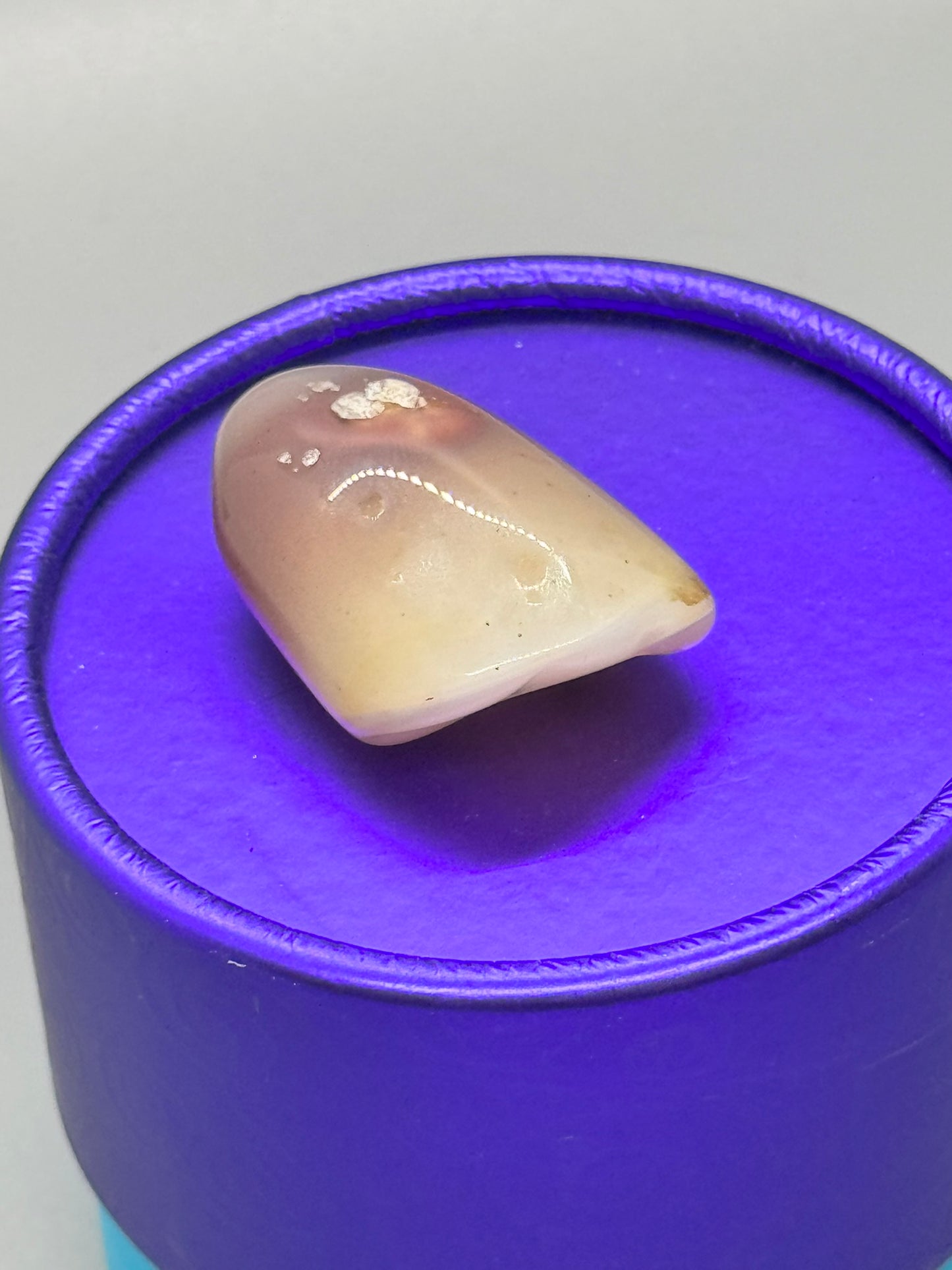 Authentic Cryptocrystalline Quartz – Handcrafted Stone # 435