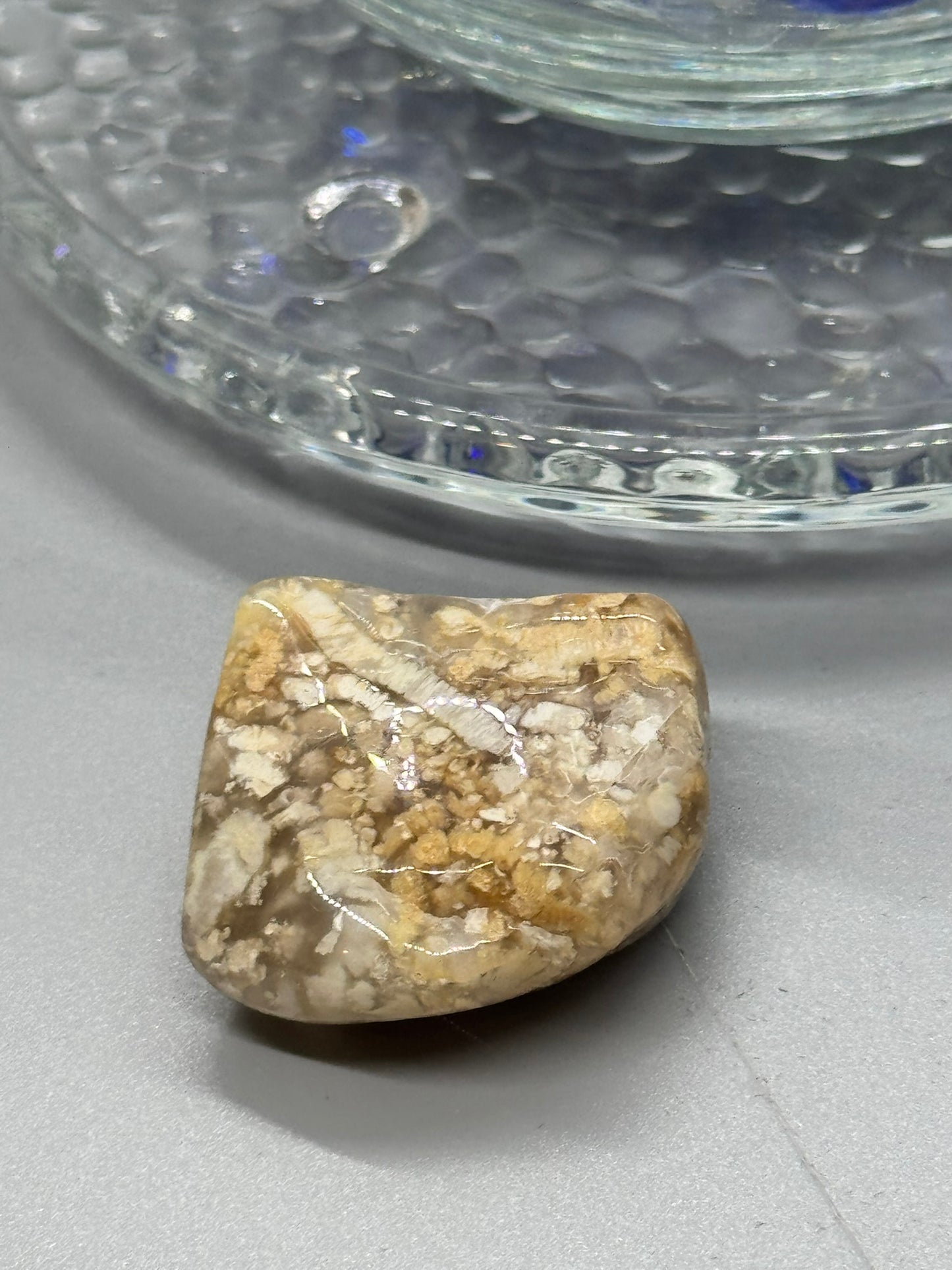 Authentic Flower Agate – Handcrafted Stone # 436