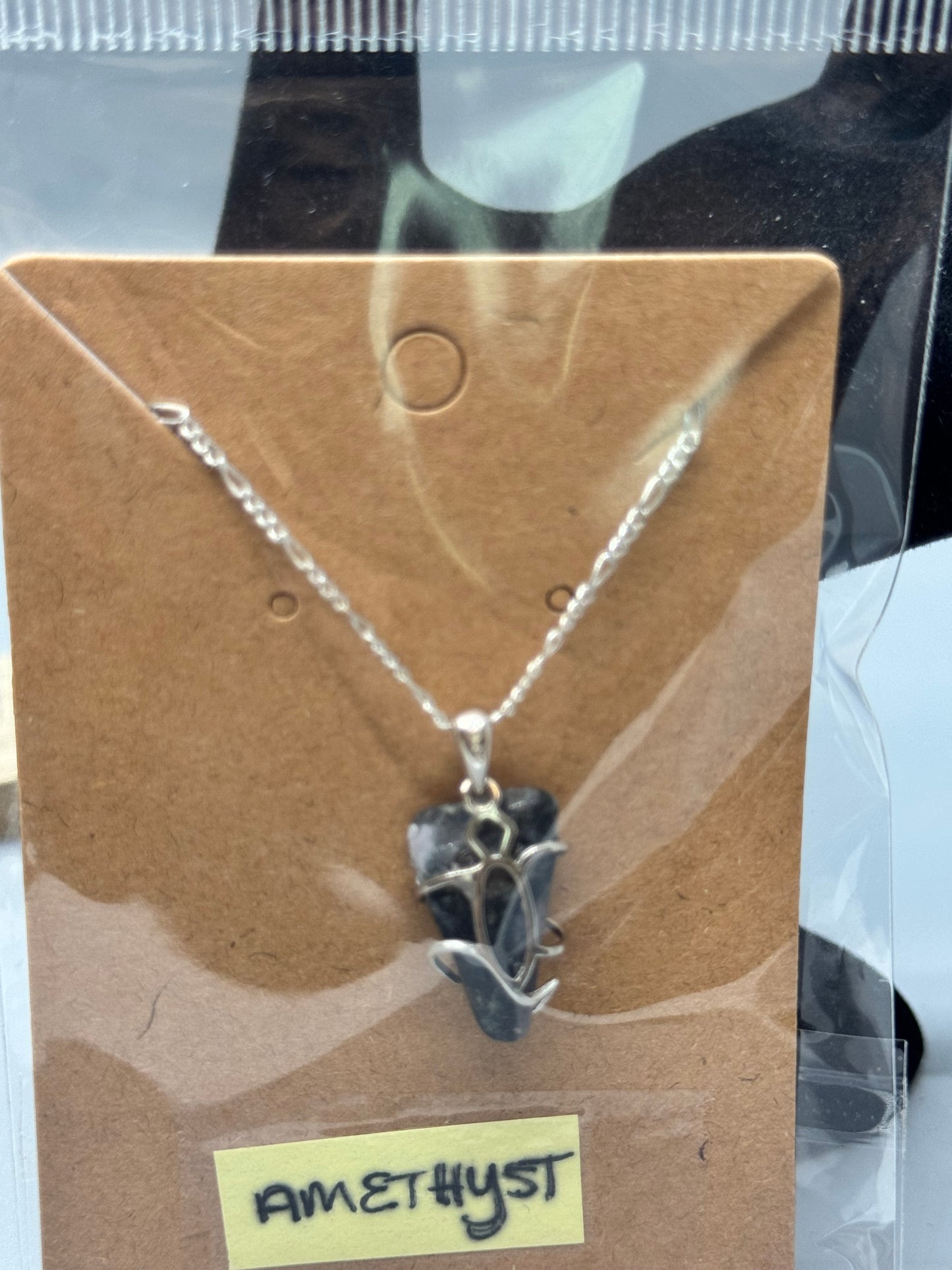 Amethyst Necklace #502 – Handcrafted Healing Jewelry