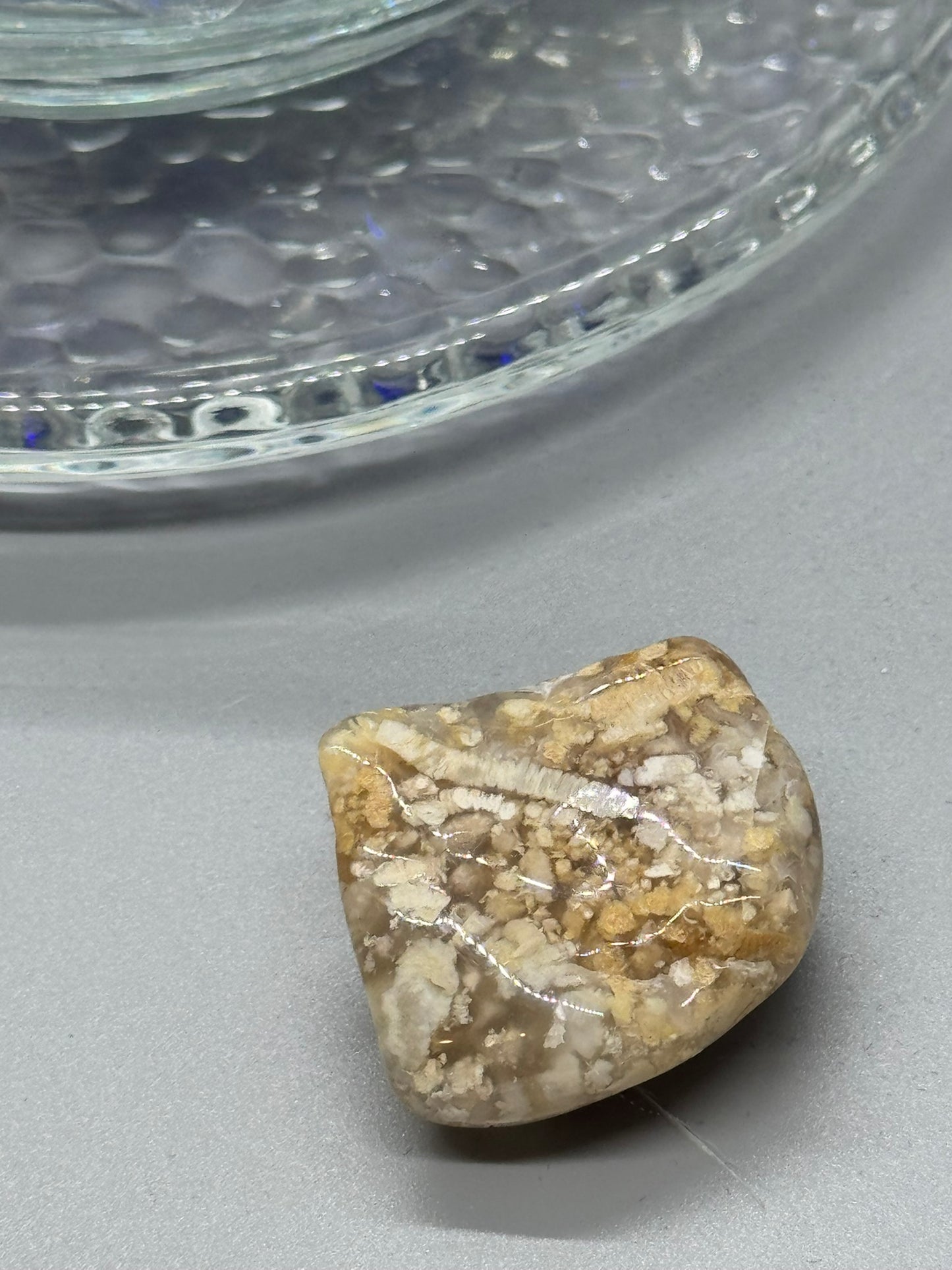 Authentic Flower Agate – Handcrafted Stone # 436