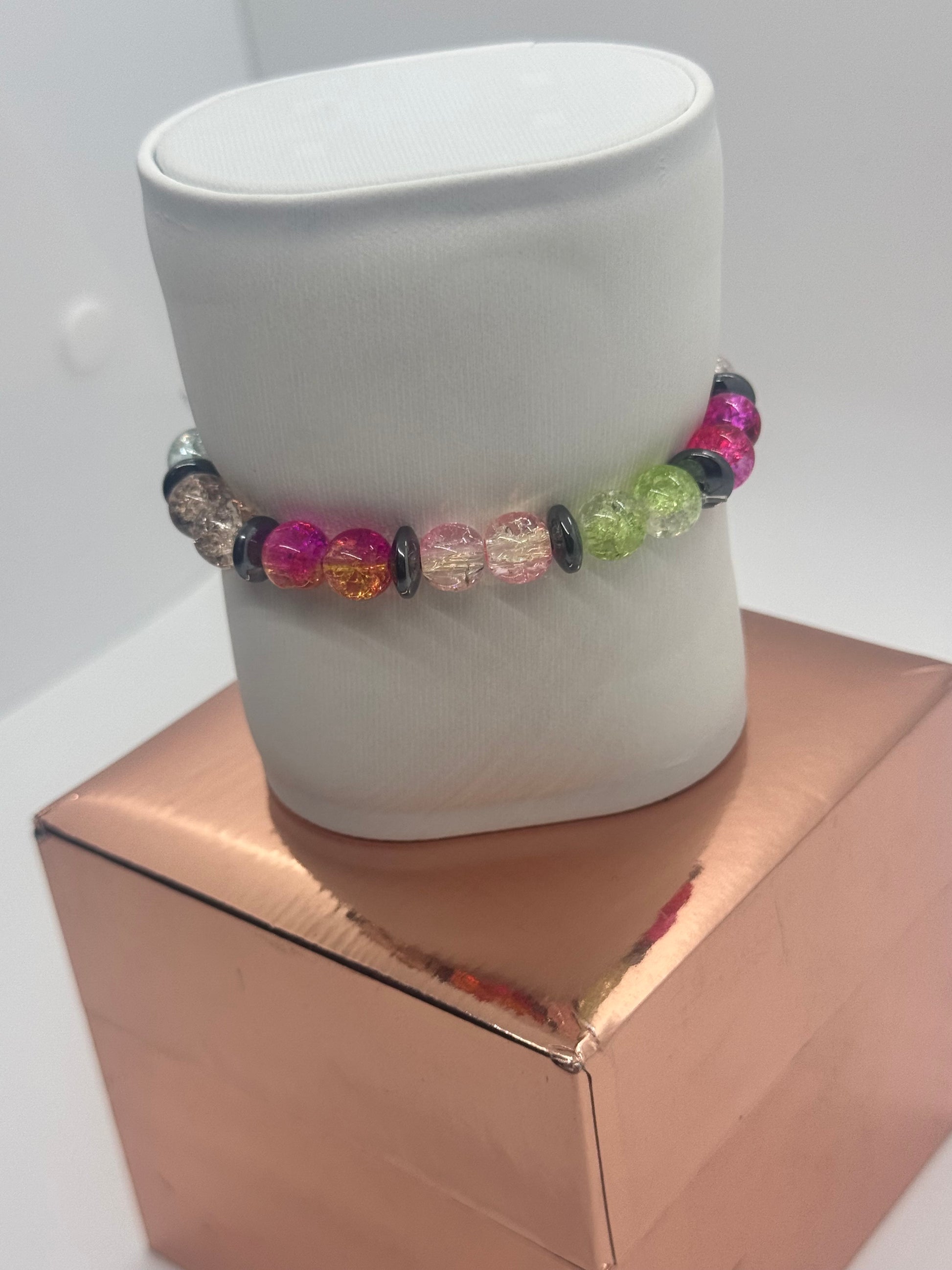 Glass Bead Bracelet #65
