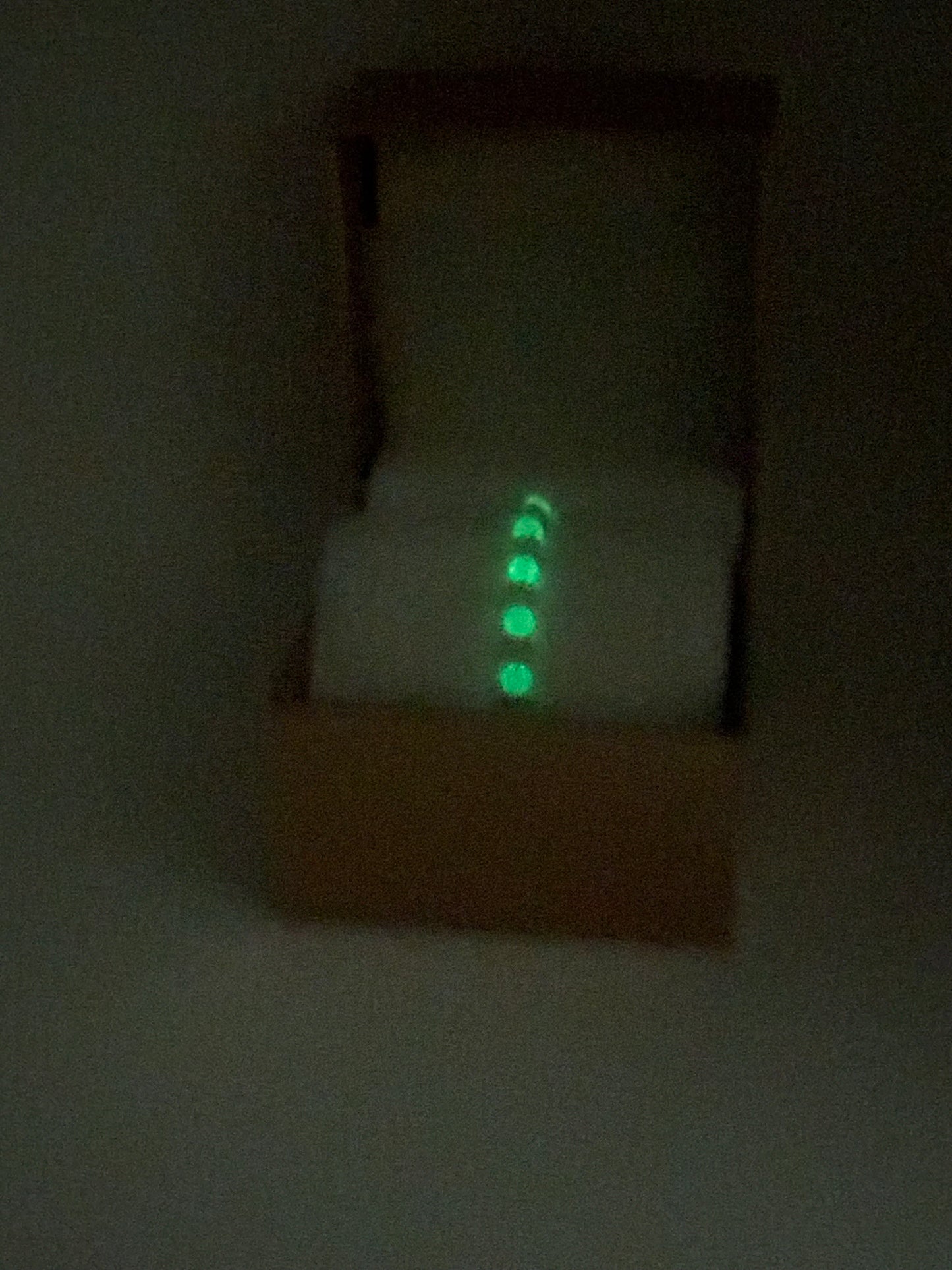 Glow in the Dark Acrylic & Glass Bracelet #76
