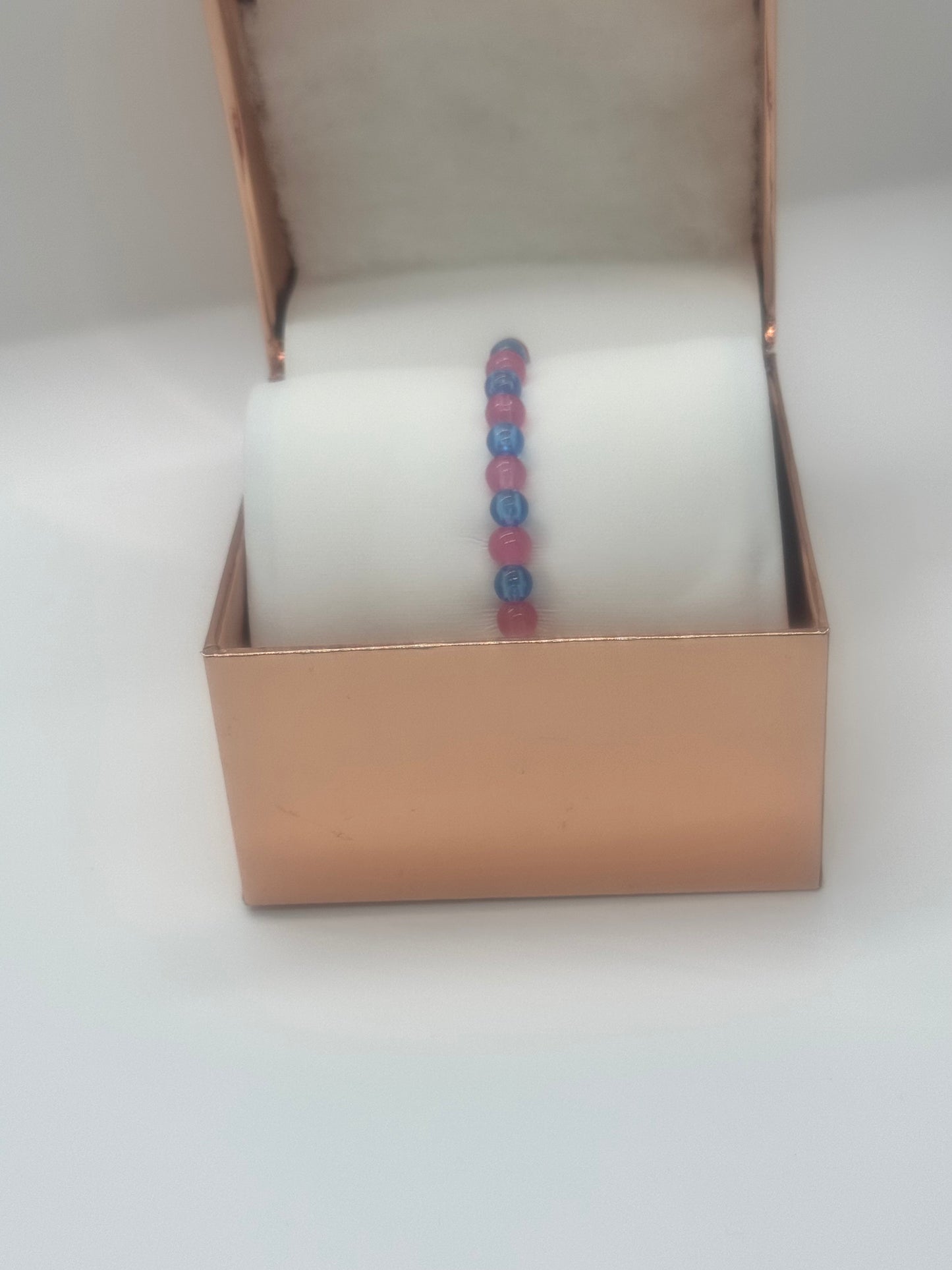Glow in the Dark Acrylic & Glass Bracelet #76